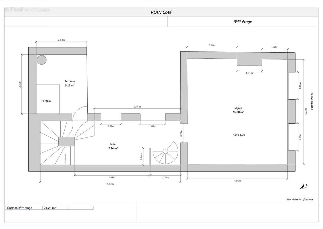 Appartement à PARIS-14E