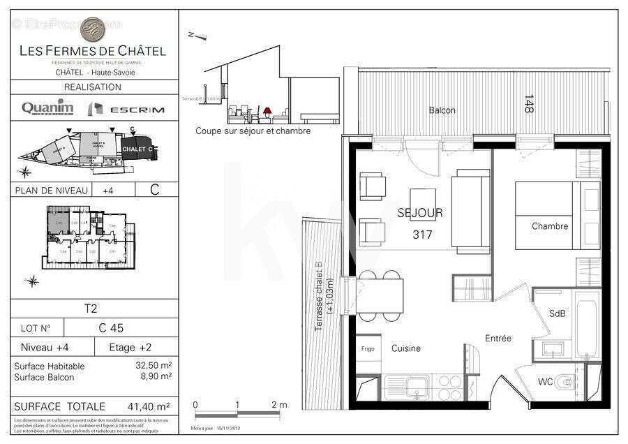 Appartement 32 m² à Chatel  - photo 4