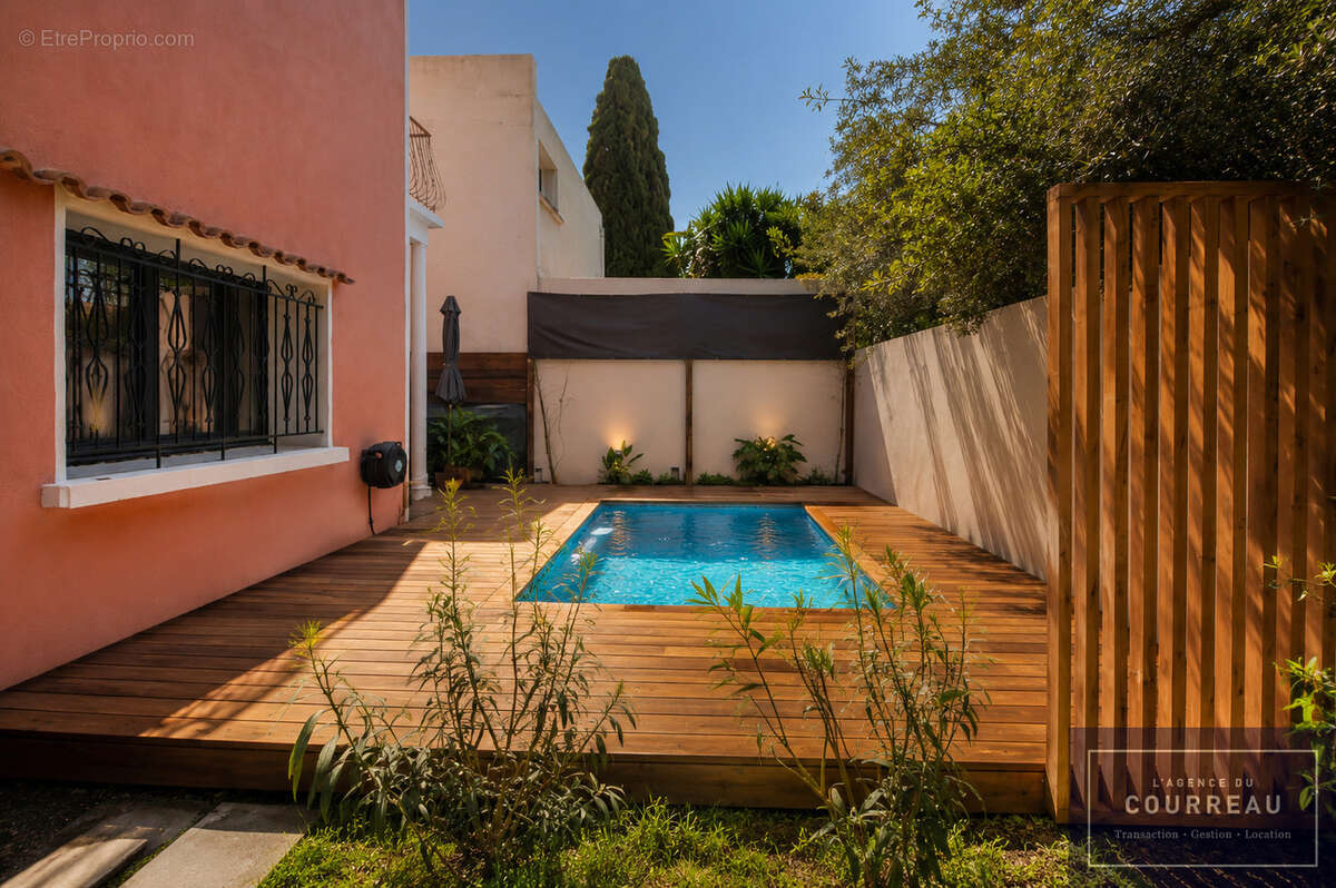 Maison de ville rénovée 128 m2   4 chambres, studio indépendant, piscine   Montpellier   Cité Mion / gare - photo 2