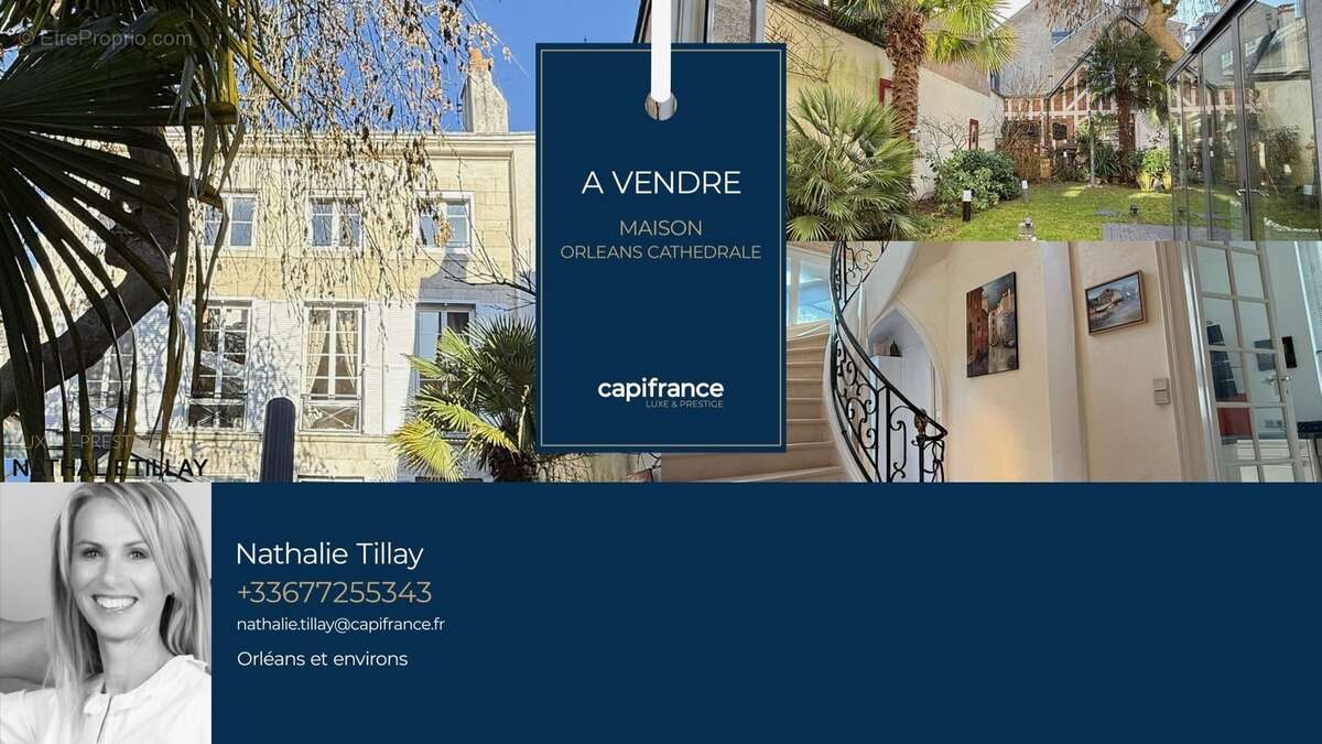 Hotel particulier de 1850 ,  à vendre ,  jardin et garage,  Orleans cathédrale - photo 26