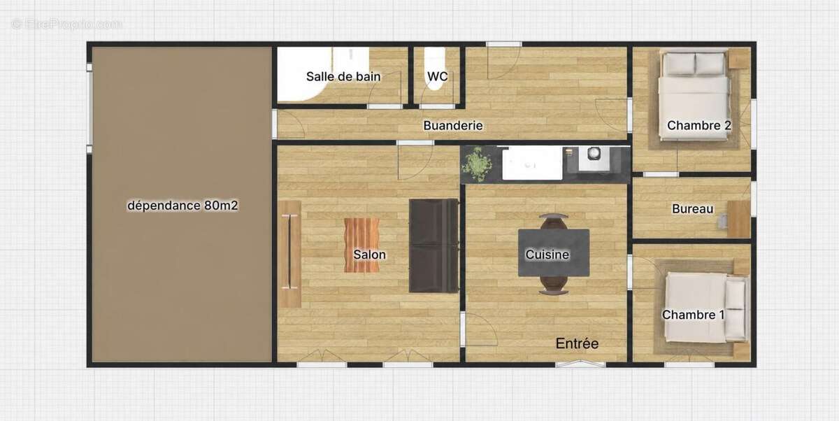 Maison 85 m² à Montils  - photo 14