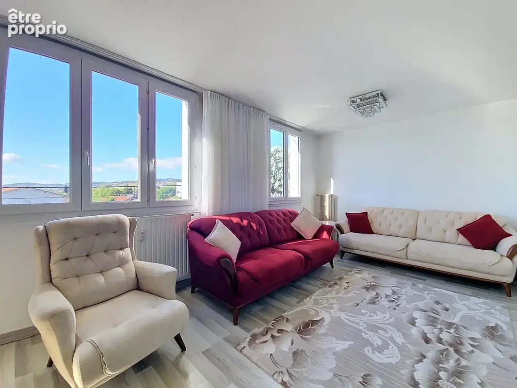 F3 de 70m2 - 2 chambres - Balcon- Vue dégagée - photo 2