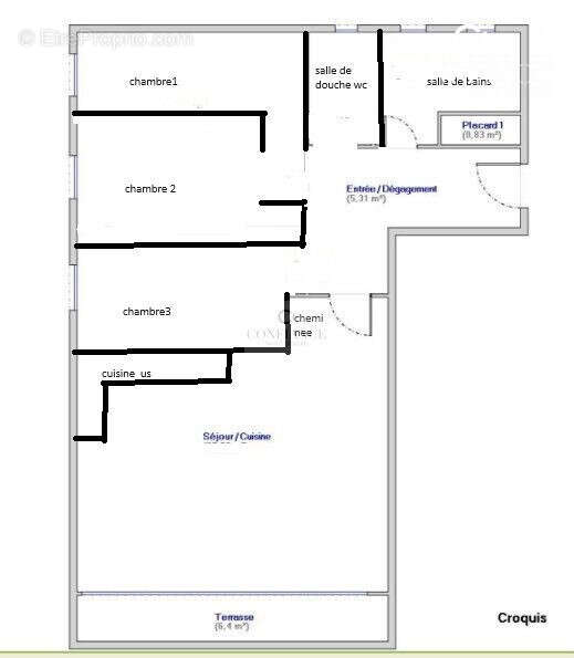 Appartement à SAINT-ETIENNE-DE-TINEE