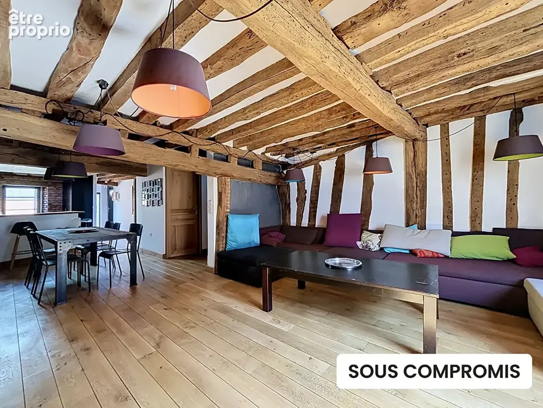 Appartement Rennes - Centre-ville - Sainte-Anne - 3 pièces - 72.63m² carrez - 89.60 m²  au sol - Duplex - photo 6