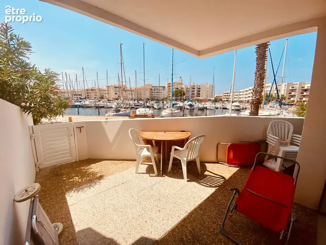 Port-Leucate   Magnifique T2 entièrement rénové avec vue sur le port - photo 12