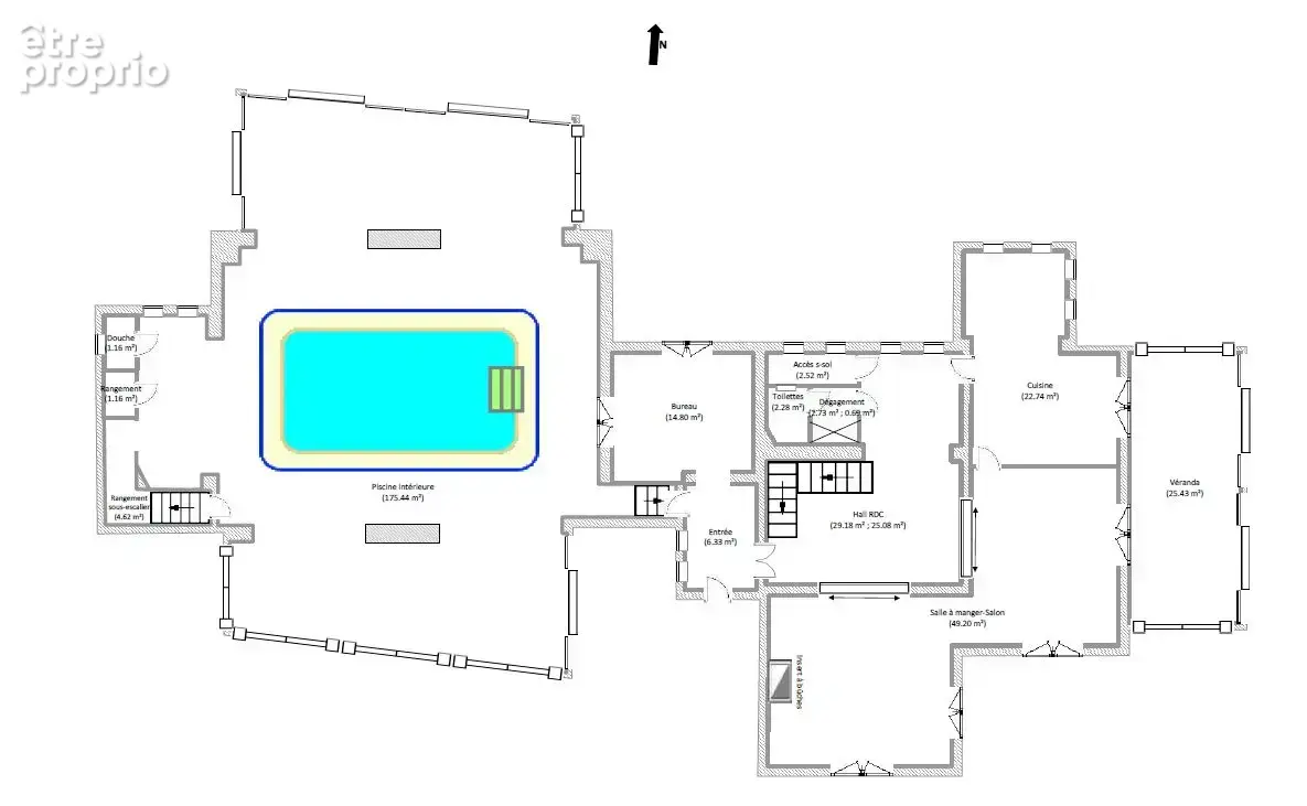 Ghisonaccia   maison de caractère avec fort potentiel   terrain de 2 705 m2   piscine intérieure - photo 23