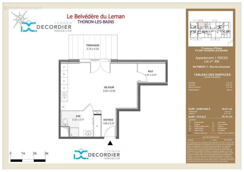 Appartement à THONON-LES-BAINS