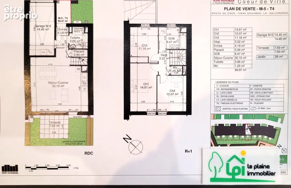 Maison de 4 pièces principales 90 m² habitables avec garage et jardin exposé S/O - photo 2