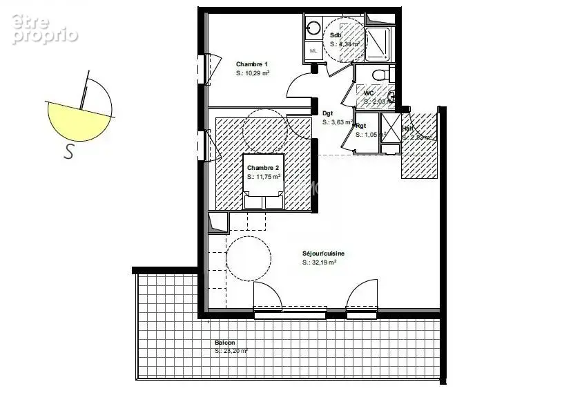 Appartement 3 pièces 68 m² à vendre à Pfastatt (68120) - photo 2