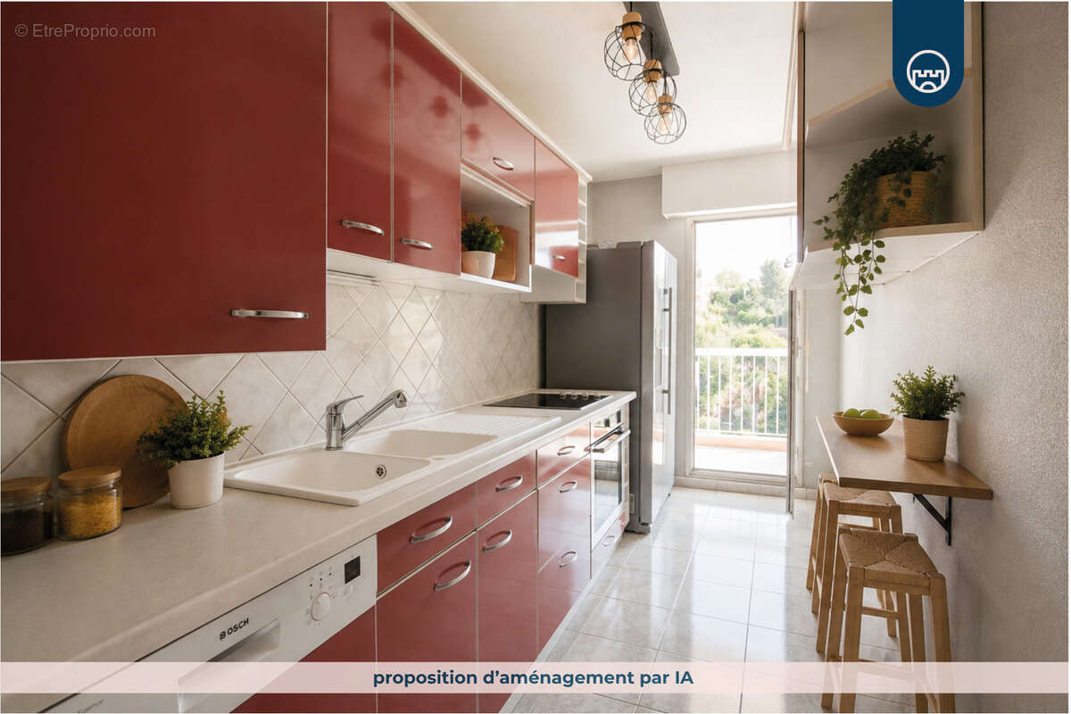 Nice - lanterne - 4 pieces -  75,5 m2 - vue mer - photo 14