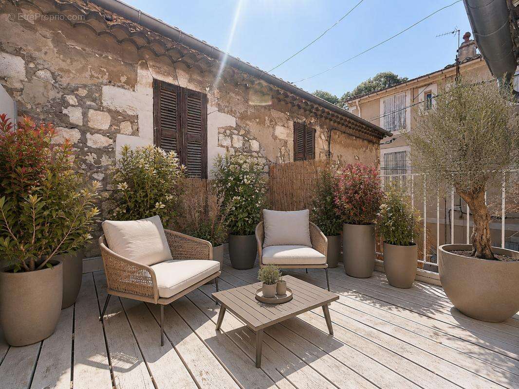 Exclusivité, Avignon extra muros proche rempart T2 avec terrasse - photo 2