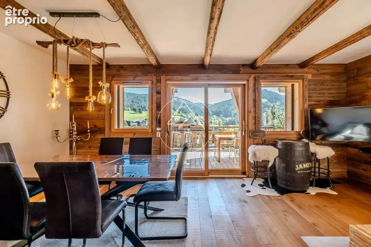 Magnifique appartement lumineux de deux chambres avec grande terrasse et une vue panoramique sur Les Gets - photo 2