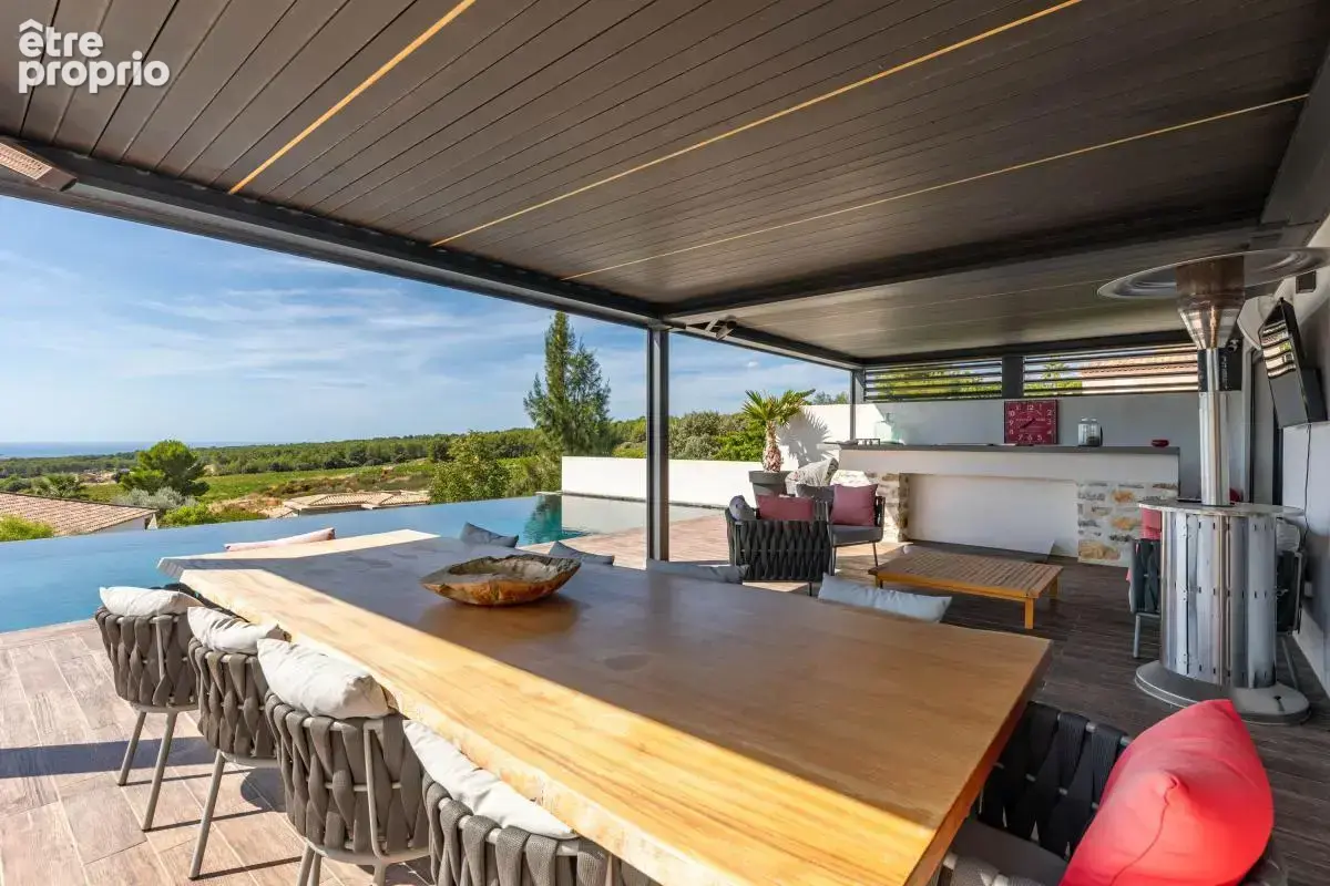 A vendre la cadiere d'azur 83740 luxueuse villa contemporaine avec vue mer - photo 11