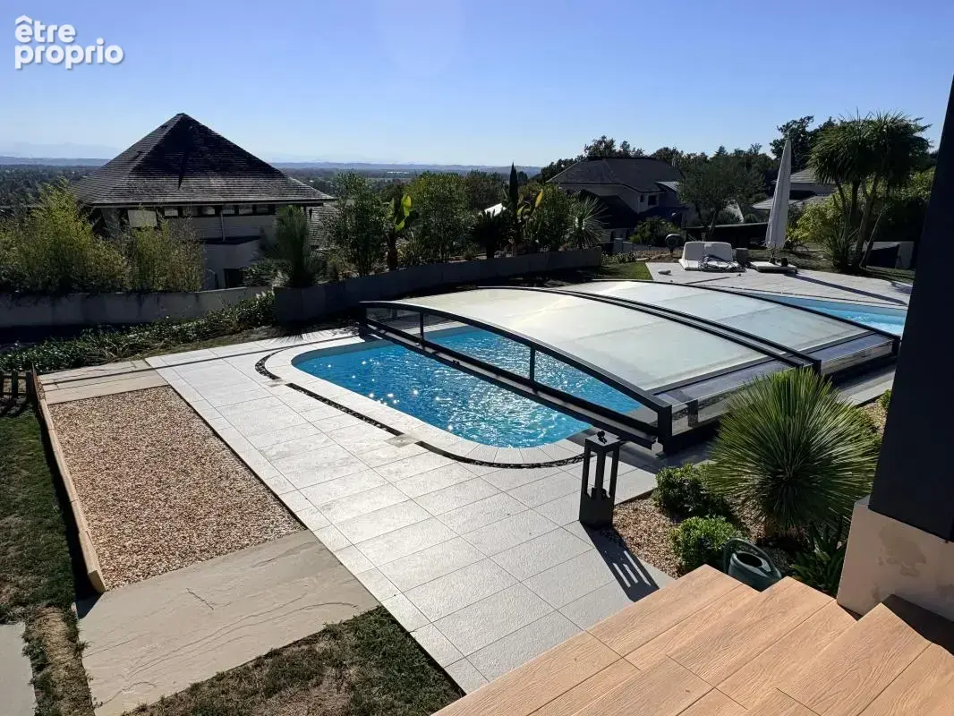 Serres-Castet, Contemporaine, piscine, spa, vue Pyrénées - photo 10