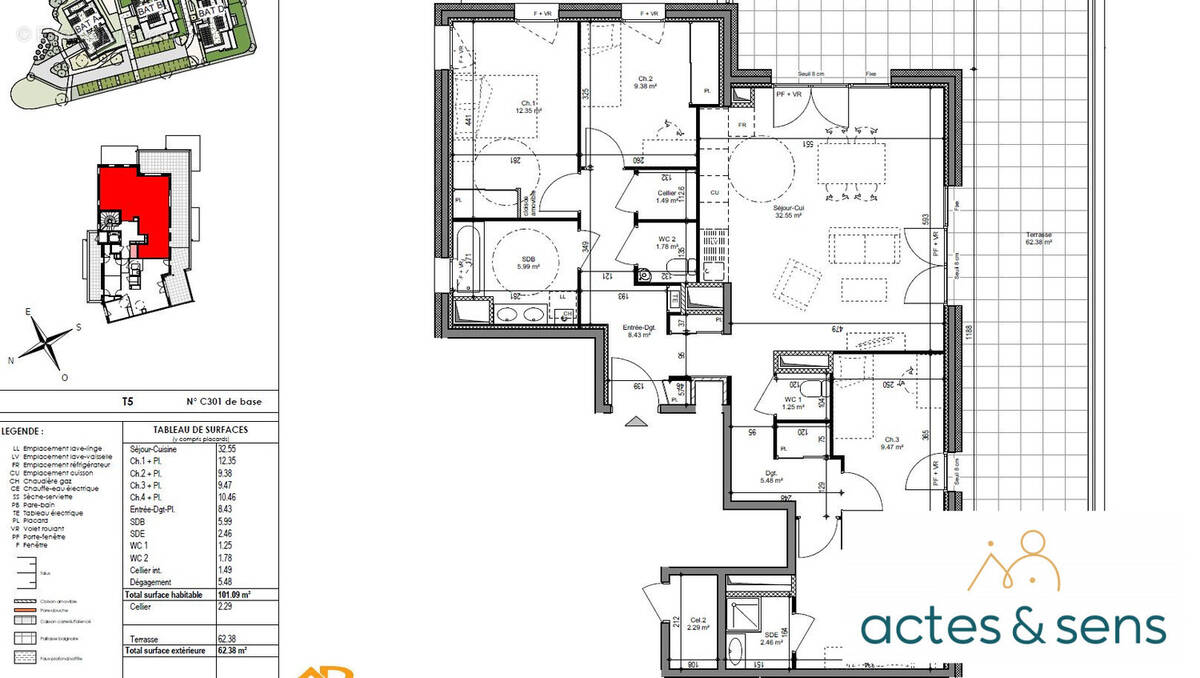 Appartement à COGNIN