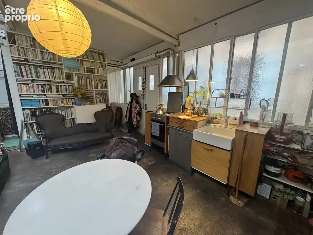Atelier / deux pièces à Jourdain 84m² - photo 3