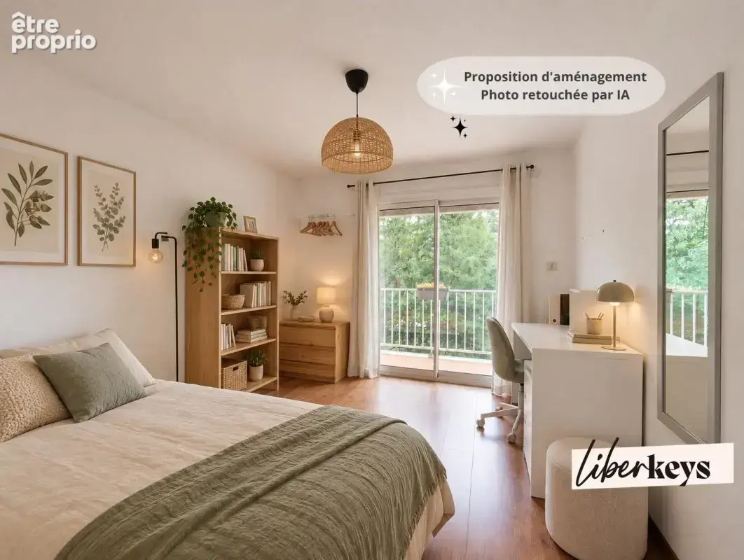 Rennes Le Landry  - T5, env. 100 m² / Dernier étage, grand balcon Ouest, lumineux, garage - photo 14