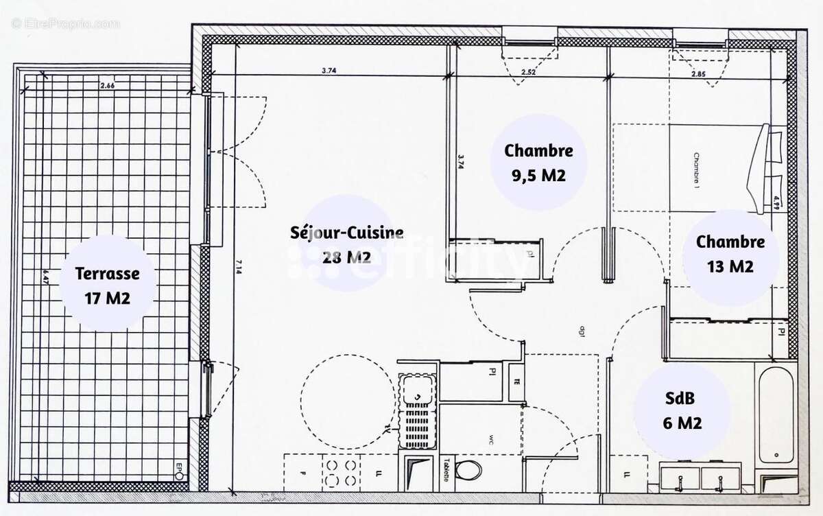 Appartement à MARSEILLE-12E