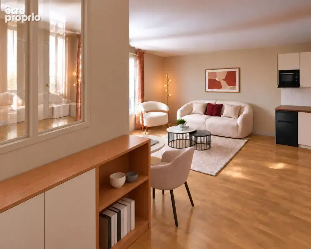 Paris 18ᵉ – 27 m² – plein sud – vue dégagée – cave – cellier - photo 2