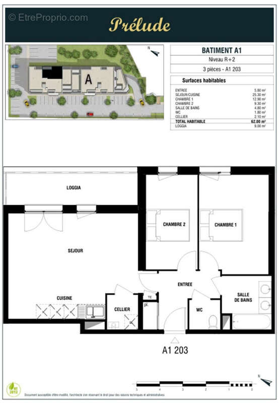Appartement à MARQUETTE-LEZ-LILLE