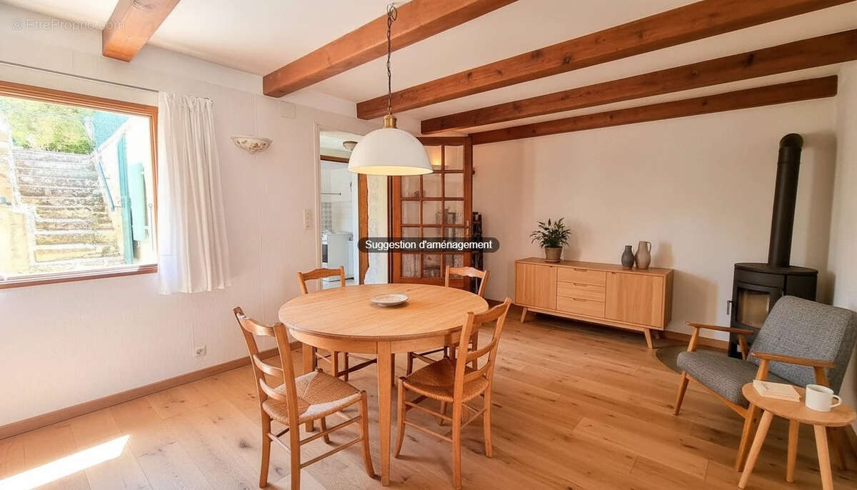 Maison de village en pierre offrant un beau potentiel d'aménagement -  118 m2 environ, de type P5 avec garage - photo 6