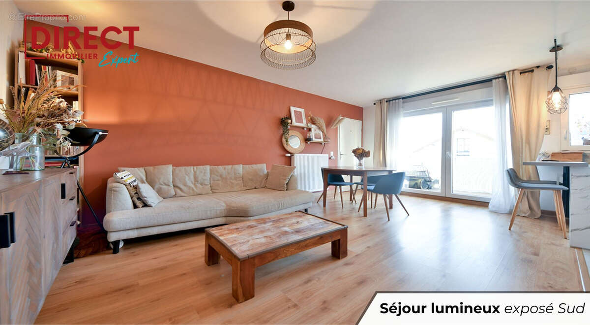 Quartier des fleurs : appartement 3p + terrasse + parking - photo 2
