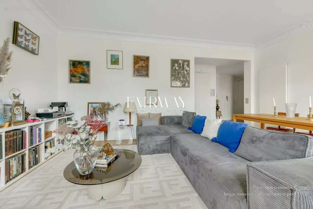 Appartement de standing de 110m² avec 3 chambres Paris 8ème Parc Monceau Chaptal - photo 5