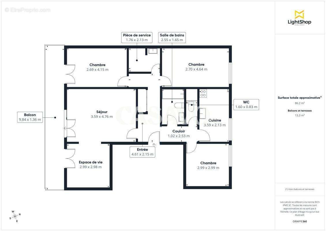 Appartement à AIX-EN-PROVENCE