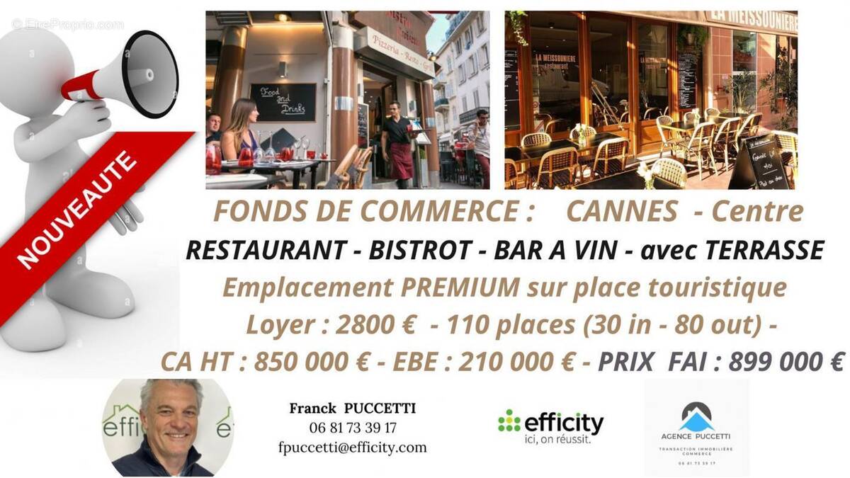 Commerce à CANNES