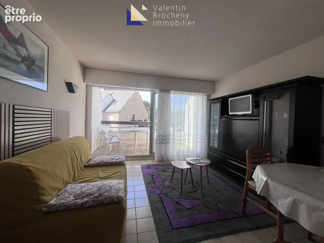 Port an dro, appartement traversant 2 pièces avec terrasse et parking - photo 2