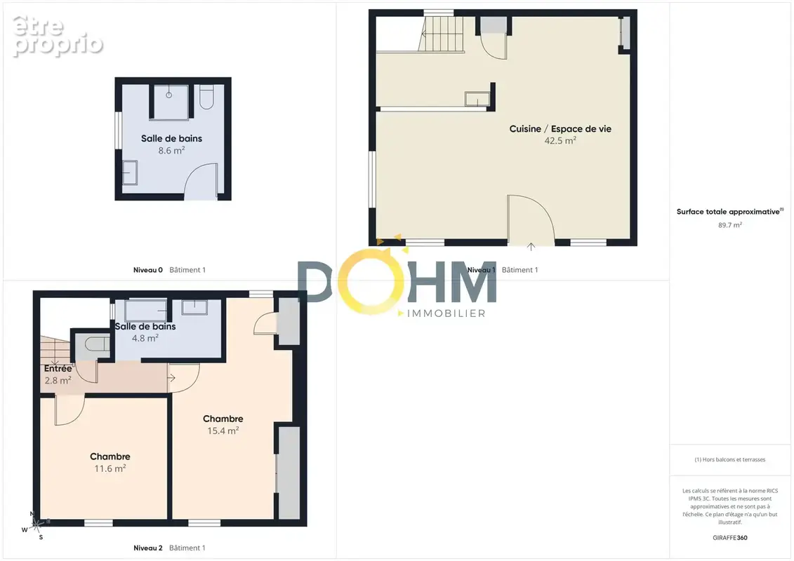 Maison de village sur 1903 m2 de terrain avec chalet neuf 19,6 m2 . - photo 23