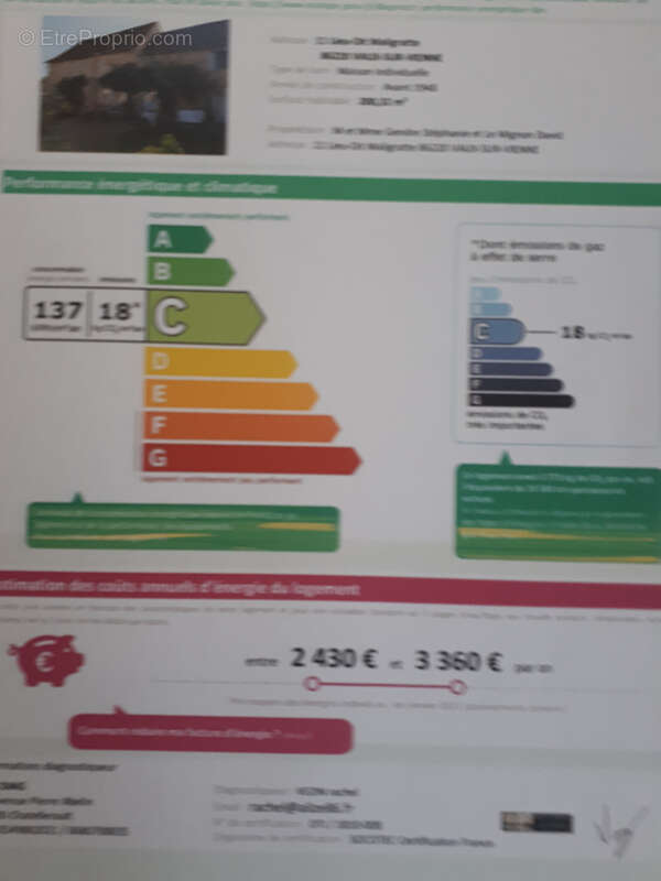 Maison à VAUX-SUR-VIENNE