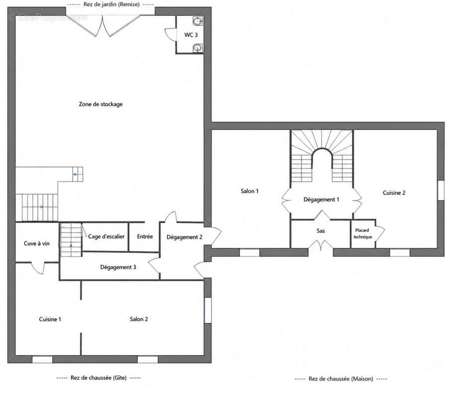 Projet de rénovation – maison de maître + seconde maison avec terrasse tropézienne - photo 19