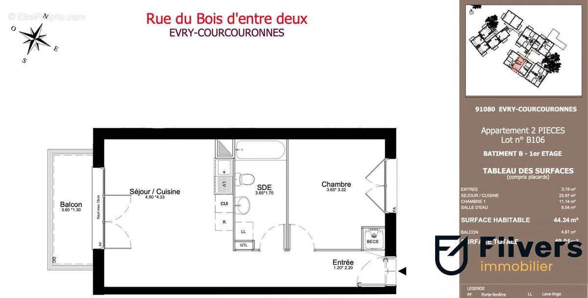 Appartement à RIS-ORANGIS