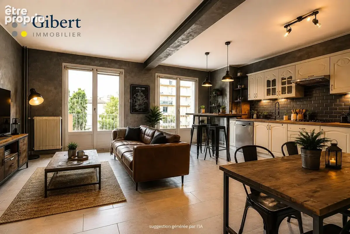 F3 de 75 m² avec garage, ascenseur et balcon - photo 4