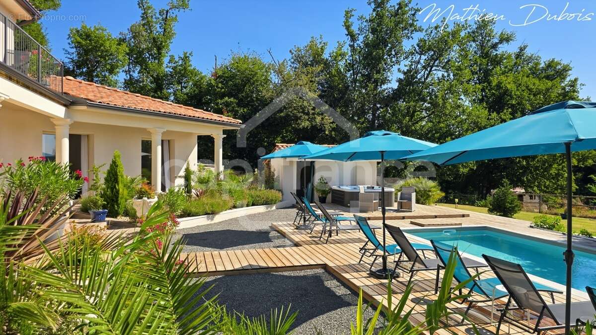 Villa d'architecte avec maison d'amis, piscine et 1,2 hectare au cœur du Périgord Vert - photo 2