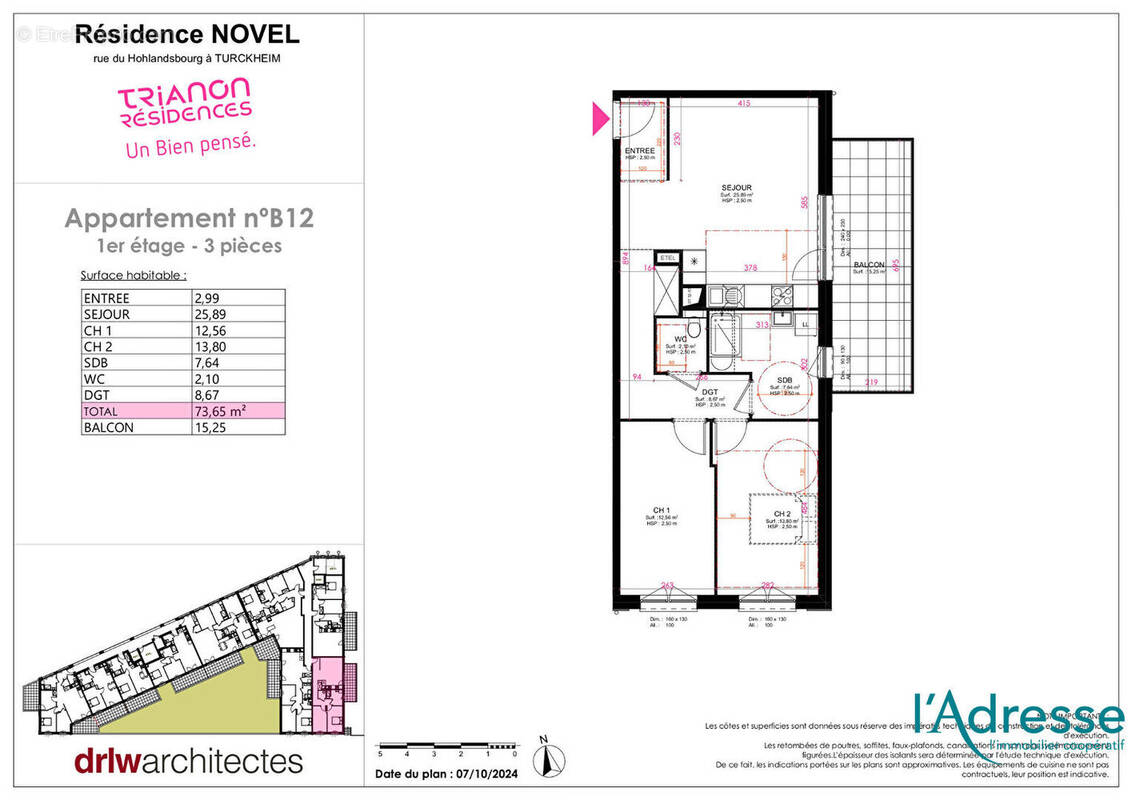 Appartement à TURCKHEIM