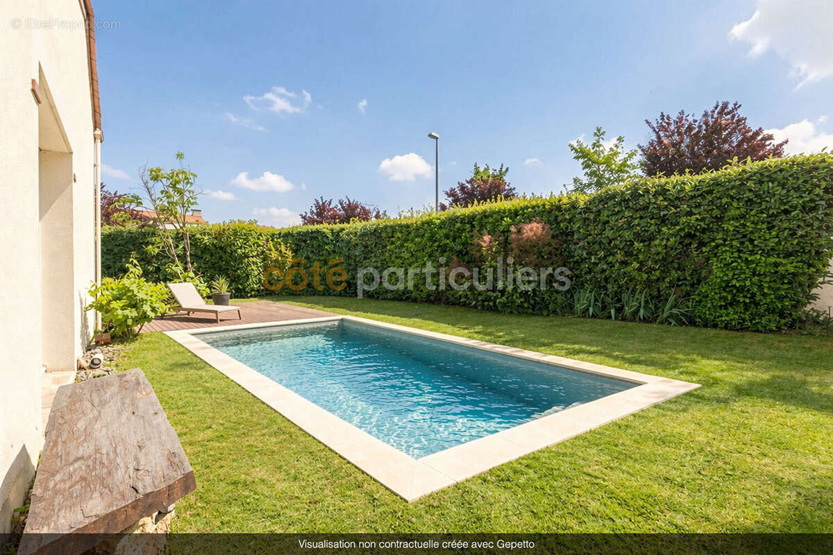 Basse goulaine -- maison familiale 194 m²  -- 5 chambres -- proche centre en impasse -- garage & jardin - photo 3