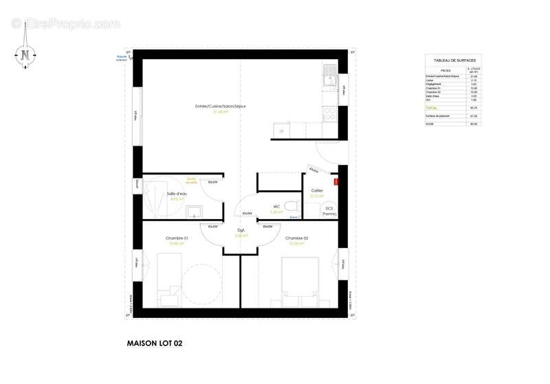 deux maison Estillac - photo 6