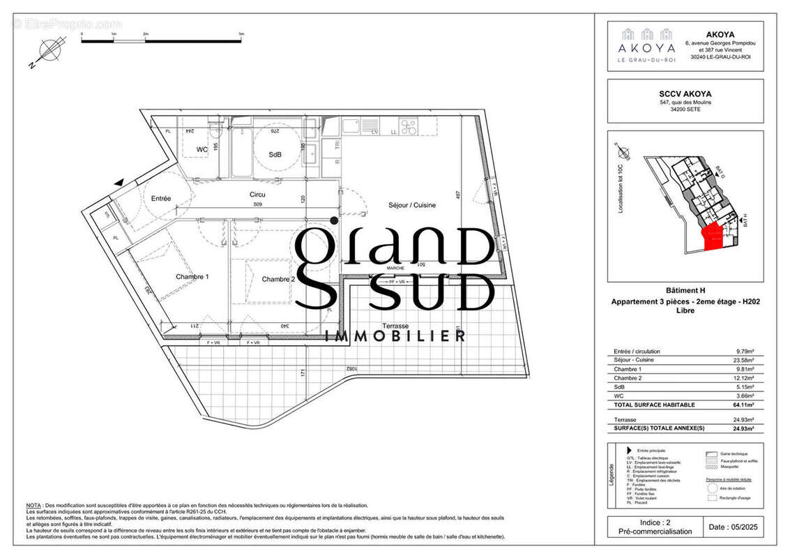 Appartement à LE GRAU-DU-ROI