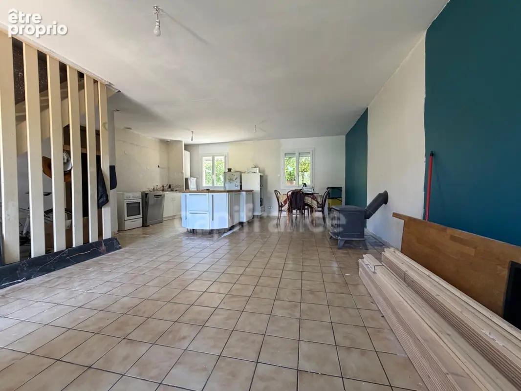 Maison de 110 m2, terrain clos et arboré 1000 m2, 4 chambres, 1 bureau, tout-à-l'égout, fibre optique, tf 615€, double vitrage p - photo 13