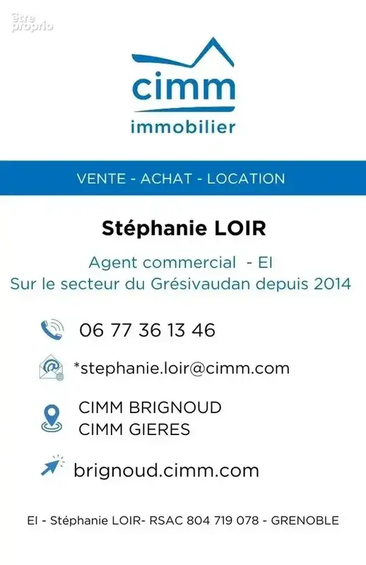 À vendre – Maison mitoyenne 4 pièces avec sous-sol, garage et terrain à Tencin - photo 3