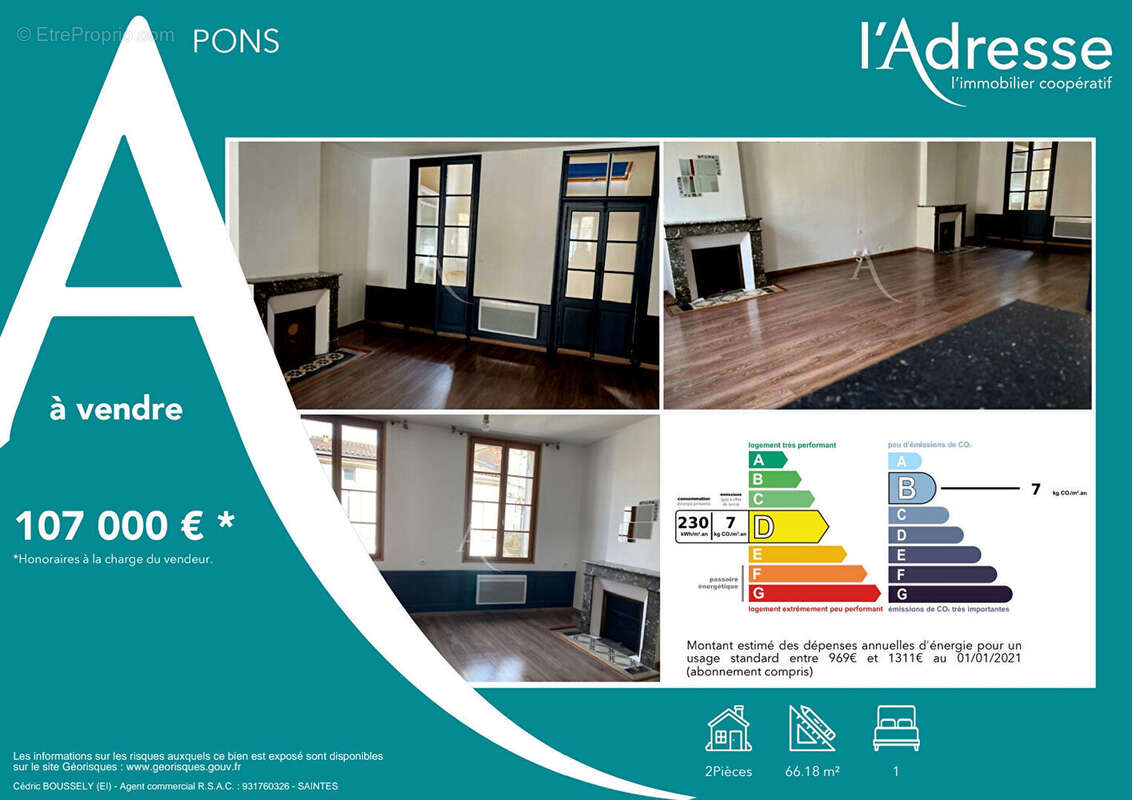 Appartement à PONS