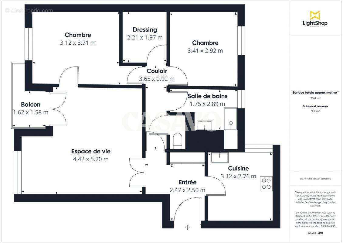 Appartement à SAINT-DENIS