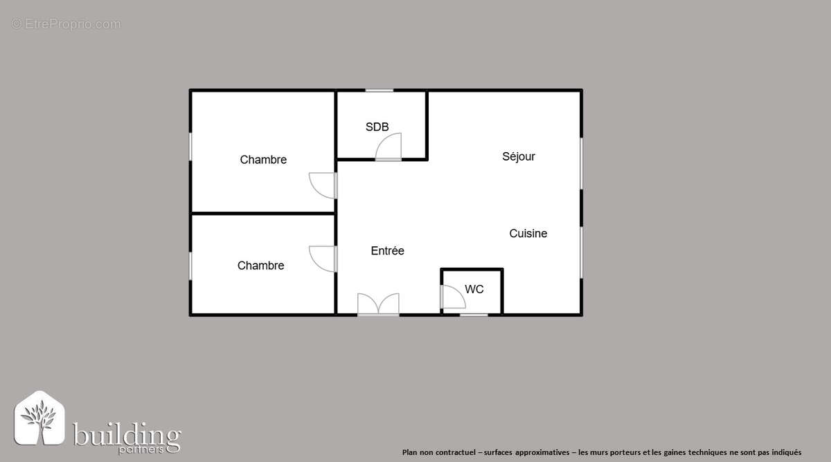 Levallois Planchette - Appartement 3 pièces de 51m² - photo 2