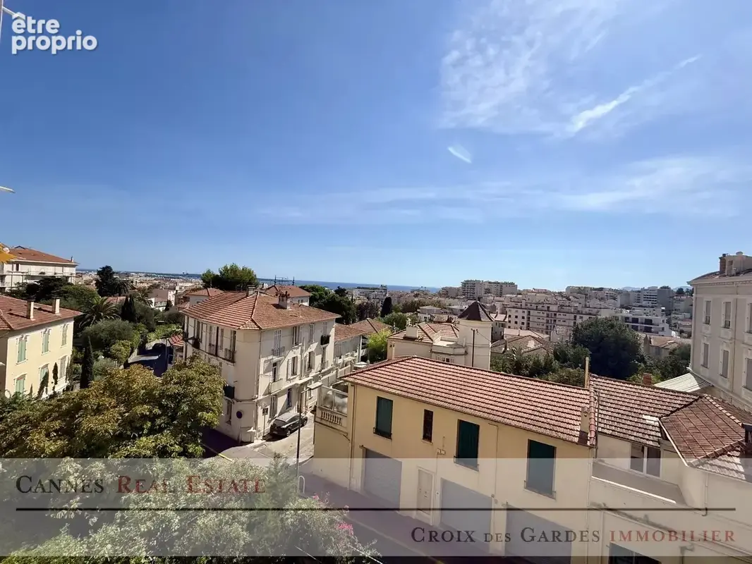 Cannes – Petit Juas  2 pièces traversant avec terrasse et vue mer - photo 3