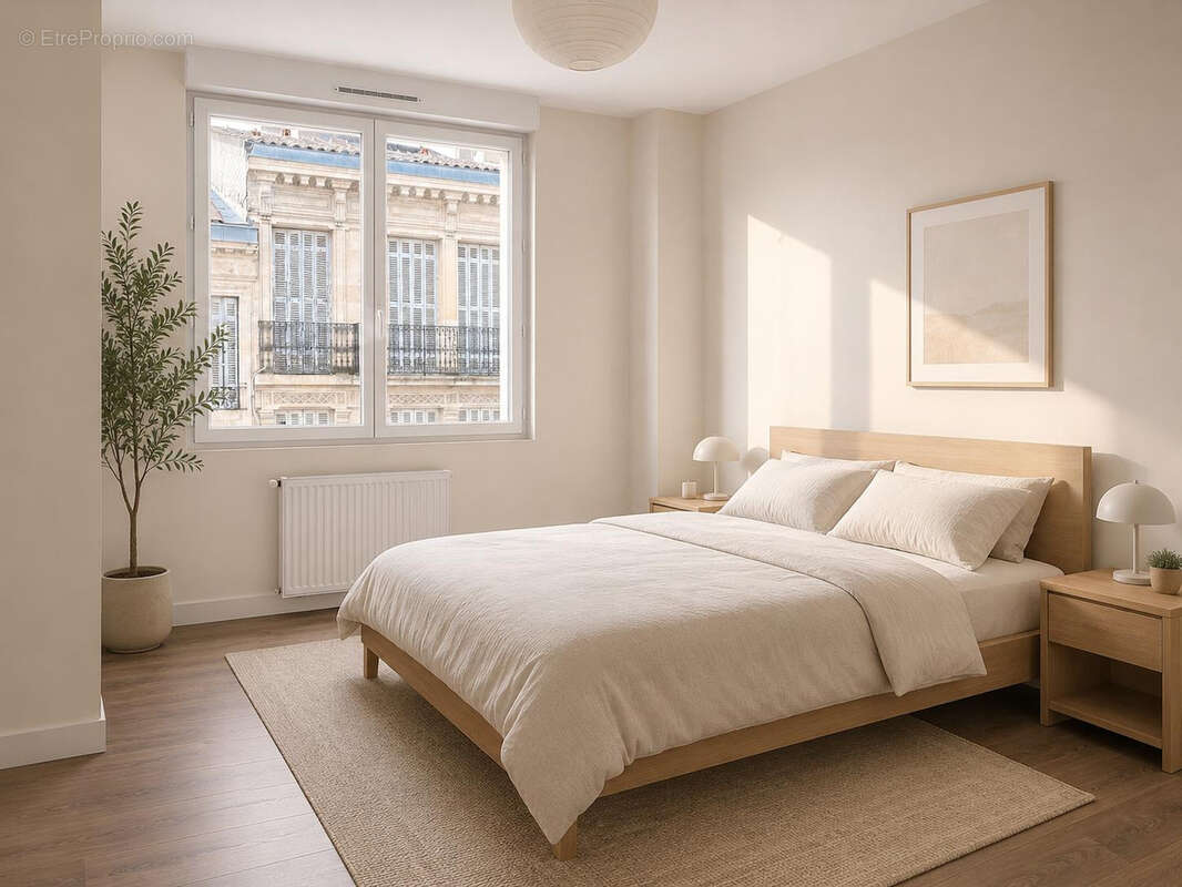 Bordeaux place amedee larrieu   appartement t3 traversant, dernier etage et vue degagee - photo 5