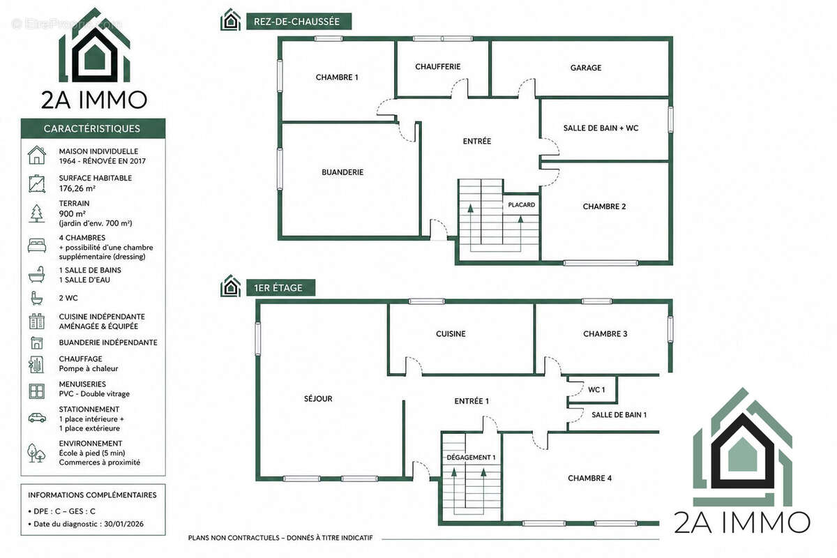 Maison 5 pièces 173 m² à vendre à Thuret (63260) - photo 2