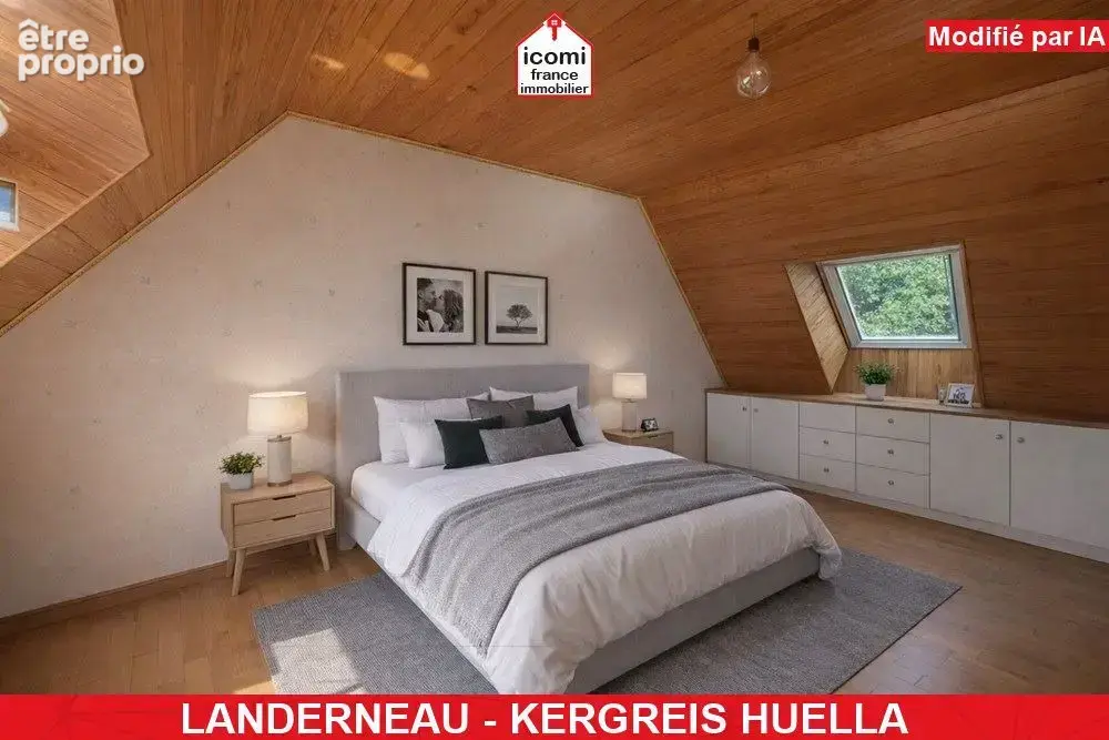 Finistere - landerneau (29800) - a vendre - maison t7 avec 4 chambres et salon sejour double en excellent etat et dpe c - calme  - photo 4
