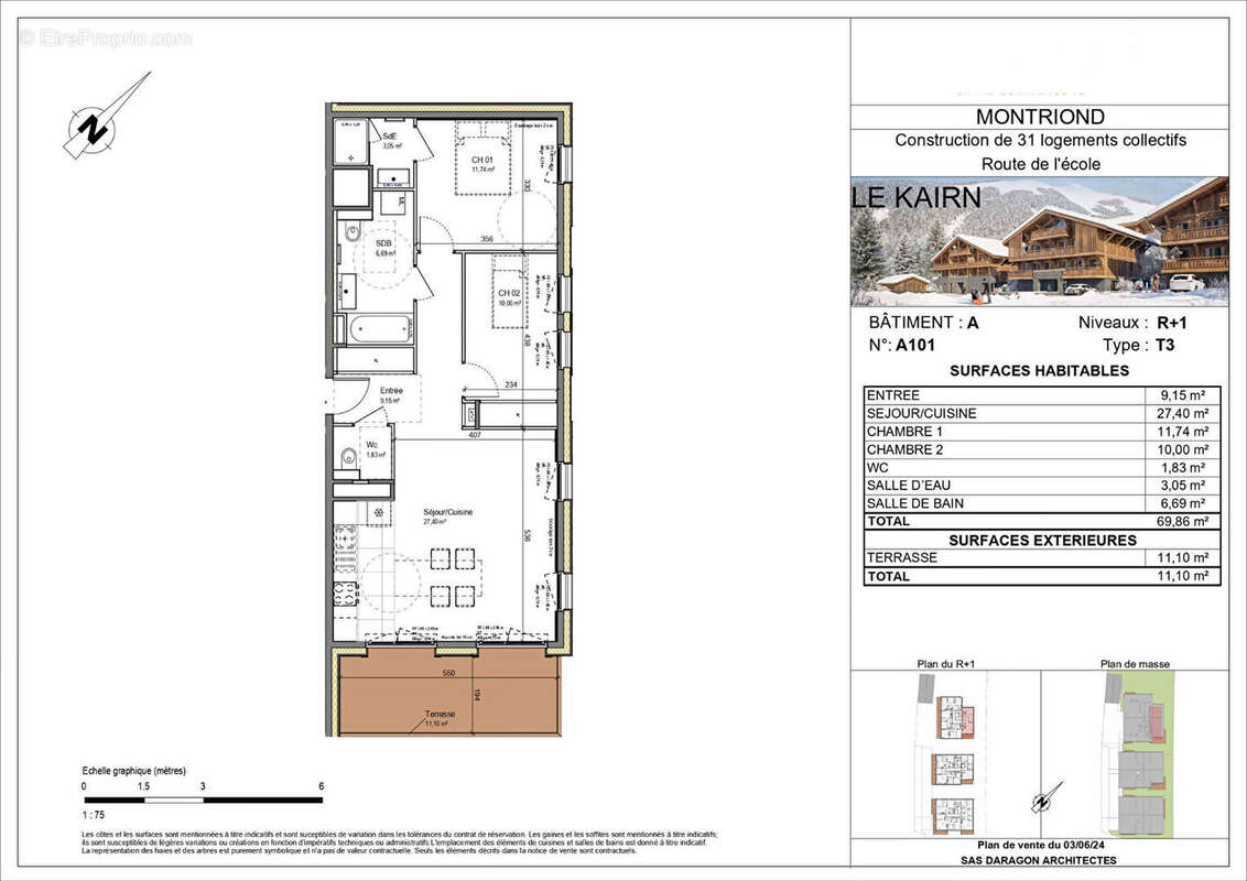 Appartement à MONTRIOND